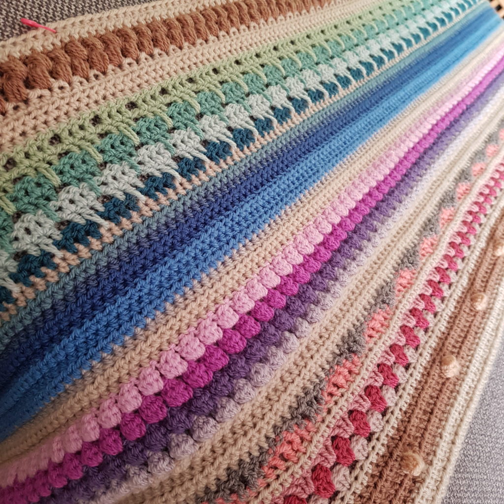 Image of Rainbow Sampler Blanket